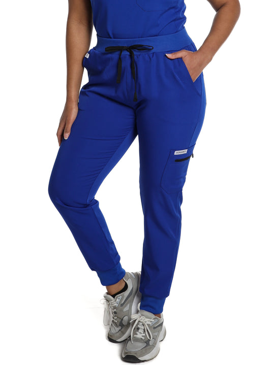 Women's Light Blue Jogger Scrub Trouser