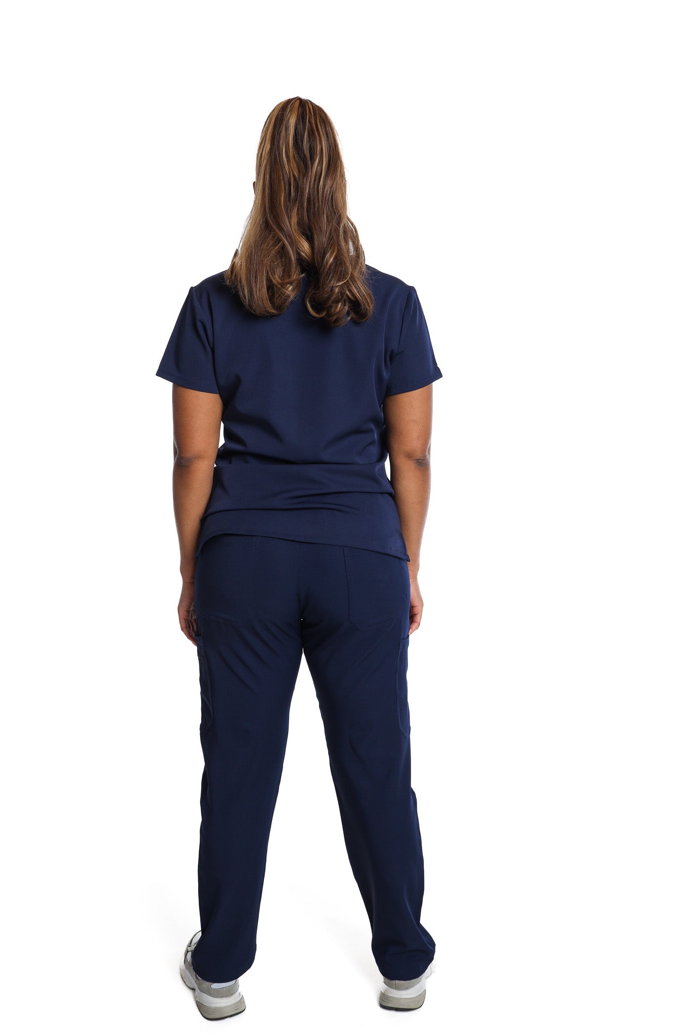 Women's Dark Blue Cargo Scrub Trouser