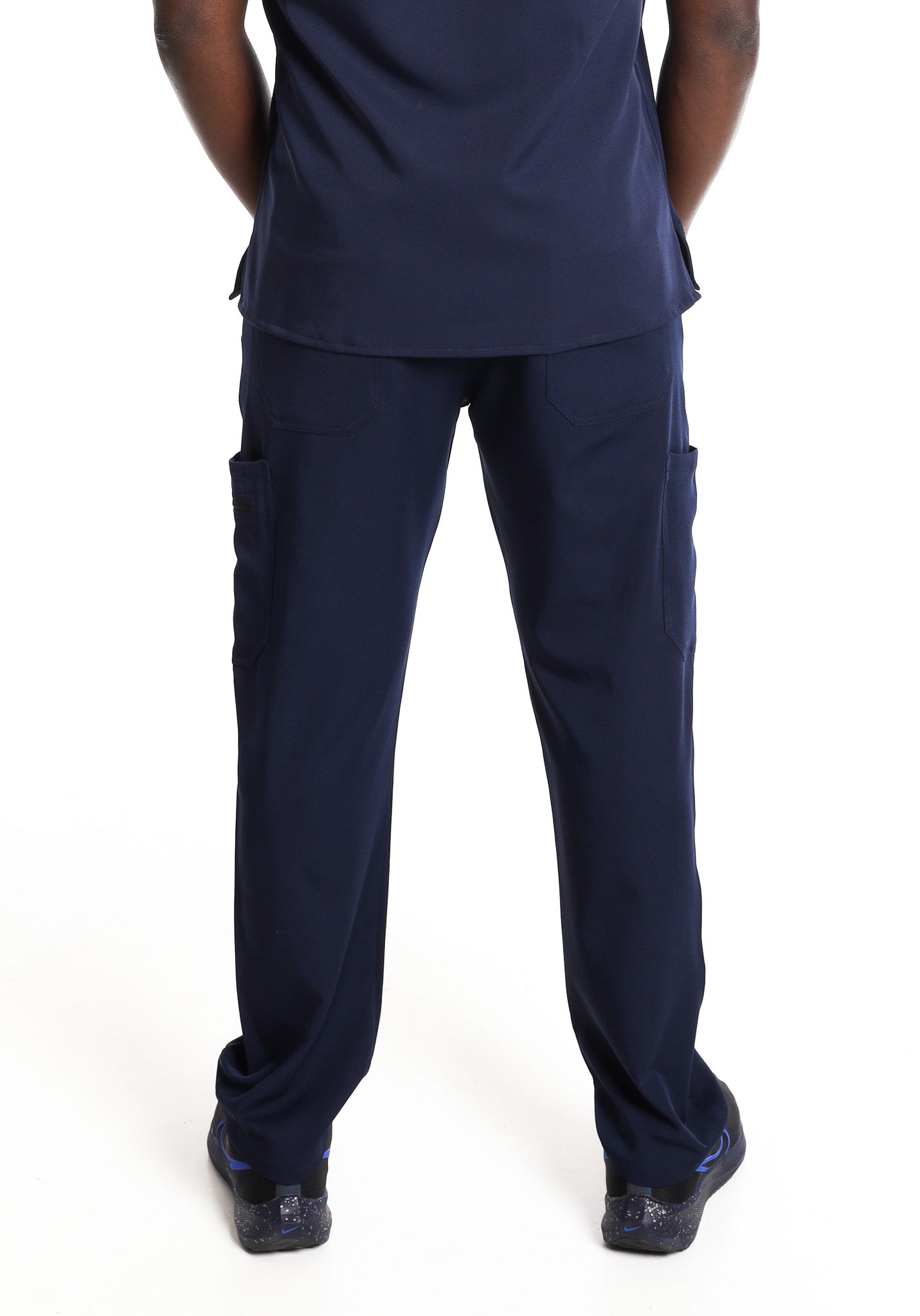 Men's Dark Blue Cargo Scrub Trouser