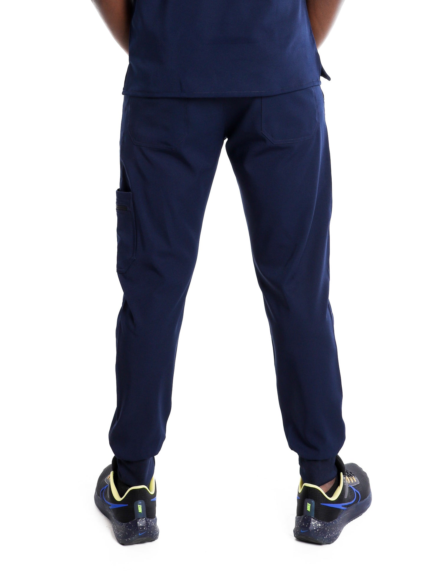 Men's Dark Blue Jogger Scrub Trouser