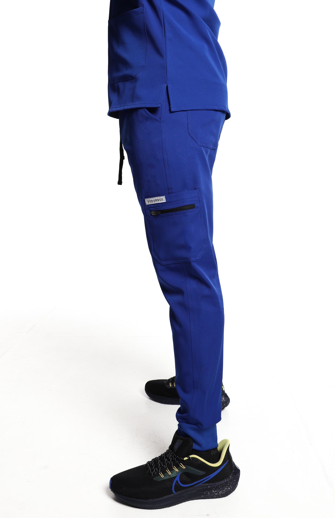 Men's Light Blue Jogger Scrub Trouser