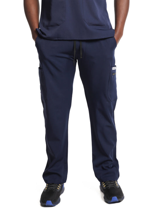 Men's Dark Blue Cargo Scrub Trouser